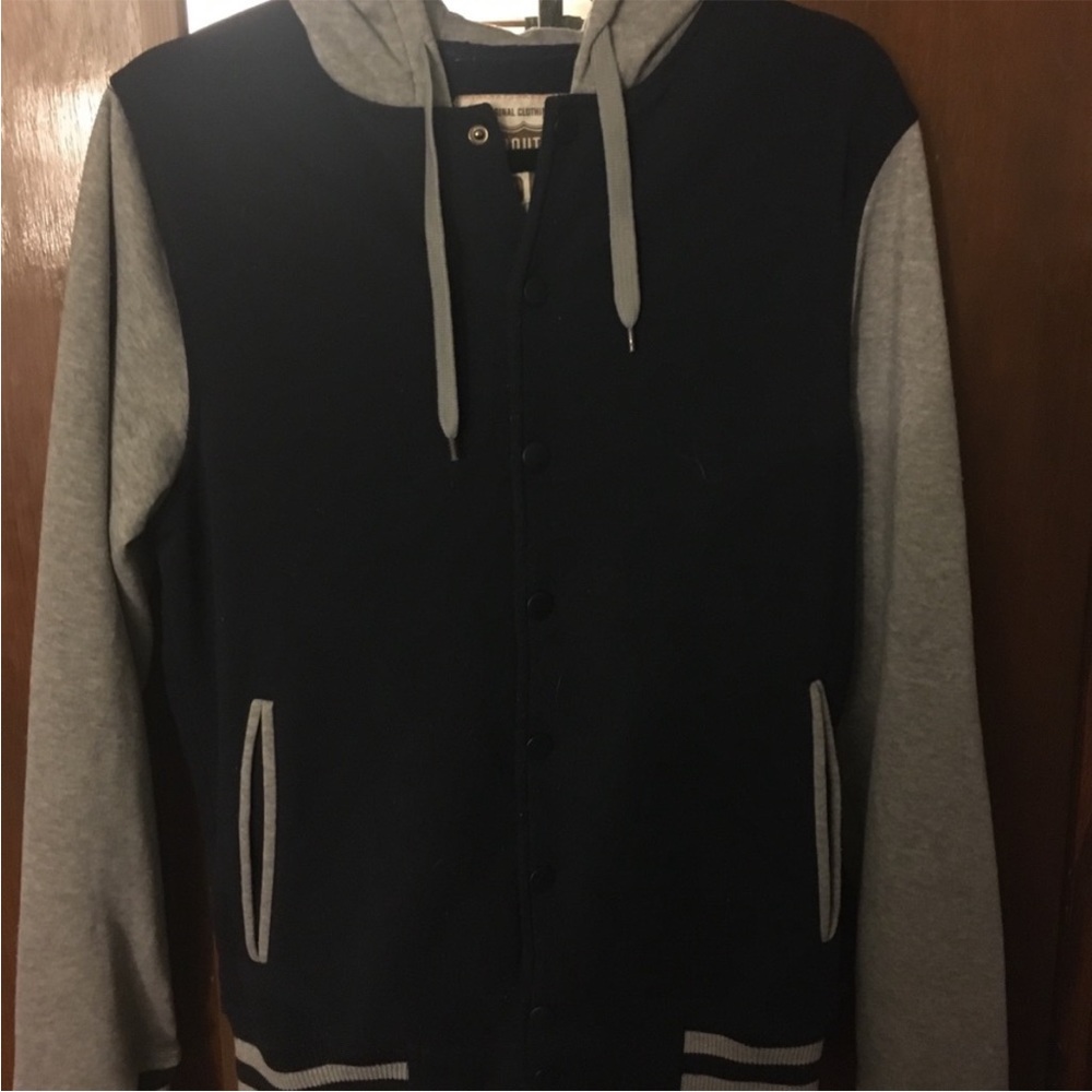 NWOT maroon and blue varsity style jackets - Picture 4 of 6